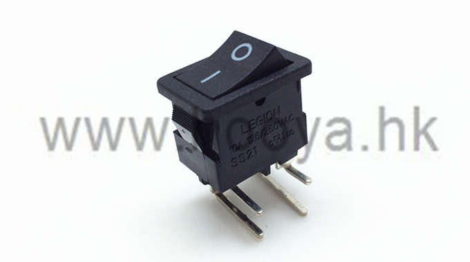 Rocker switch SS21-BBIWP2-R