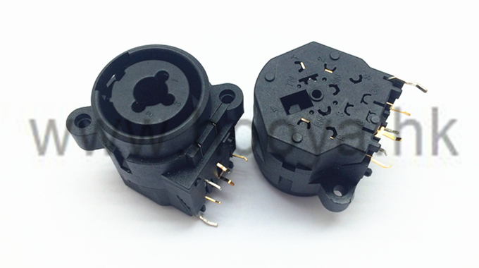 XLR socket XJ-001-6