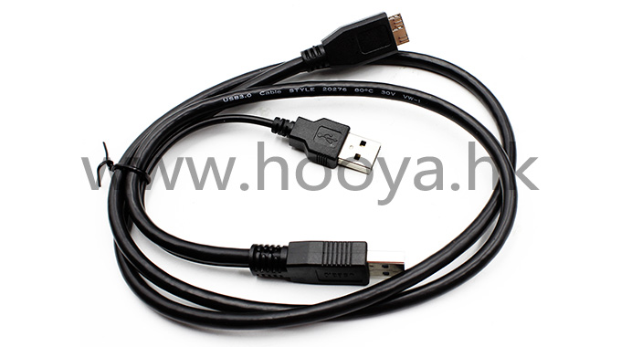 USB3.0 high speed data cable USB-303AM(2)-MK black