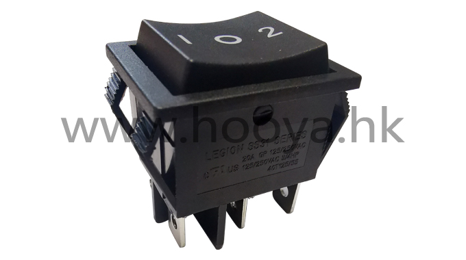 Rocker switch SS31-BBO4WB-RH61-R