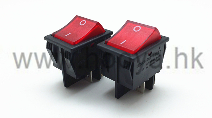 Rocker switch SS31-RBIWQ-RD40-L02-R